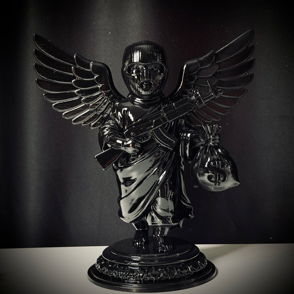 Shadow Cherub Noir Dekoratif Biblo