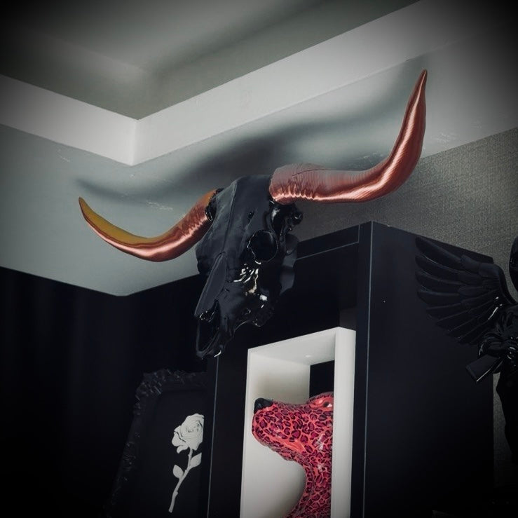 Black Horn Dekoratif Duvar Objesi | Dekoratif Ev Dekoru