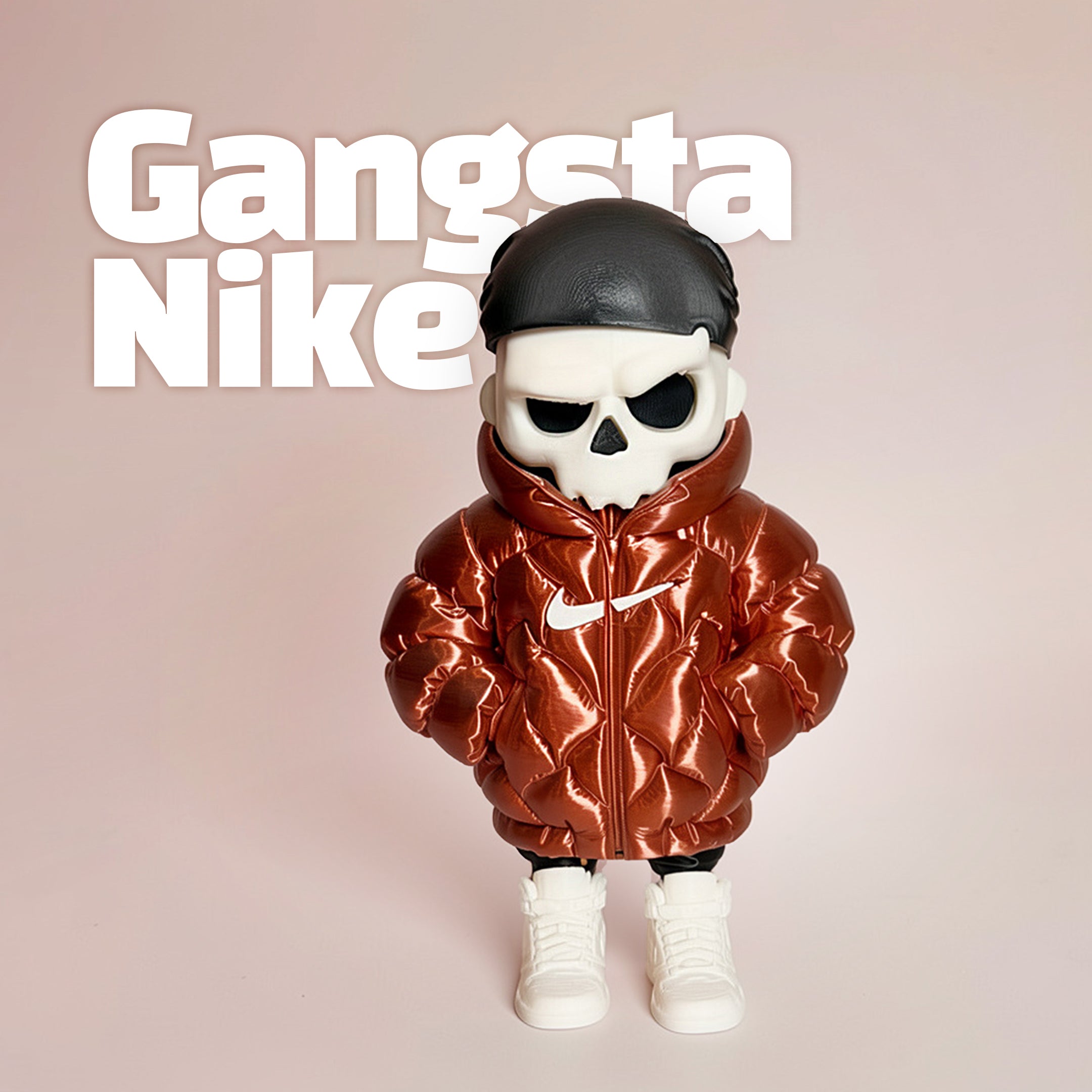 Kuru Kafa Gangsta Nike Bukalemun Bakır-Kırmızı