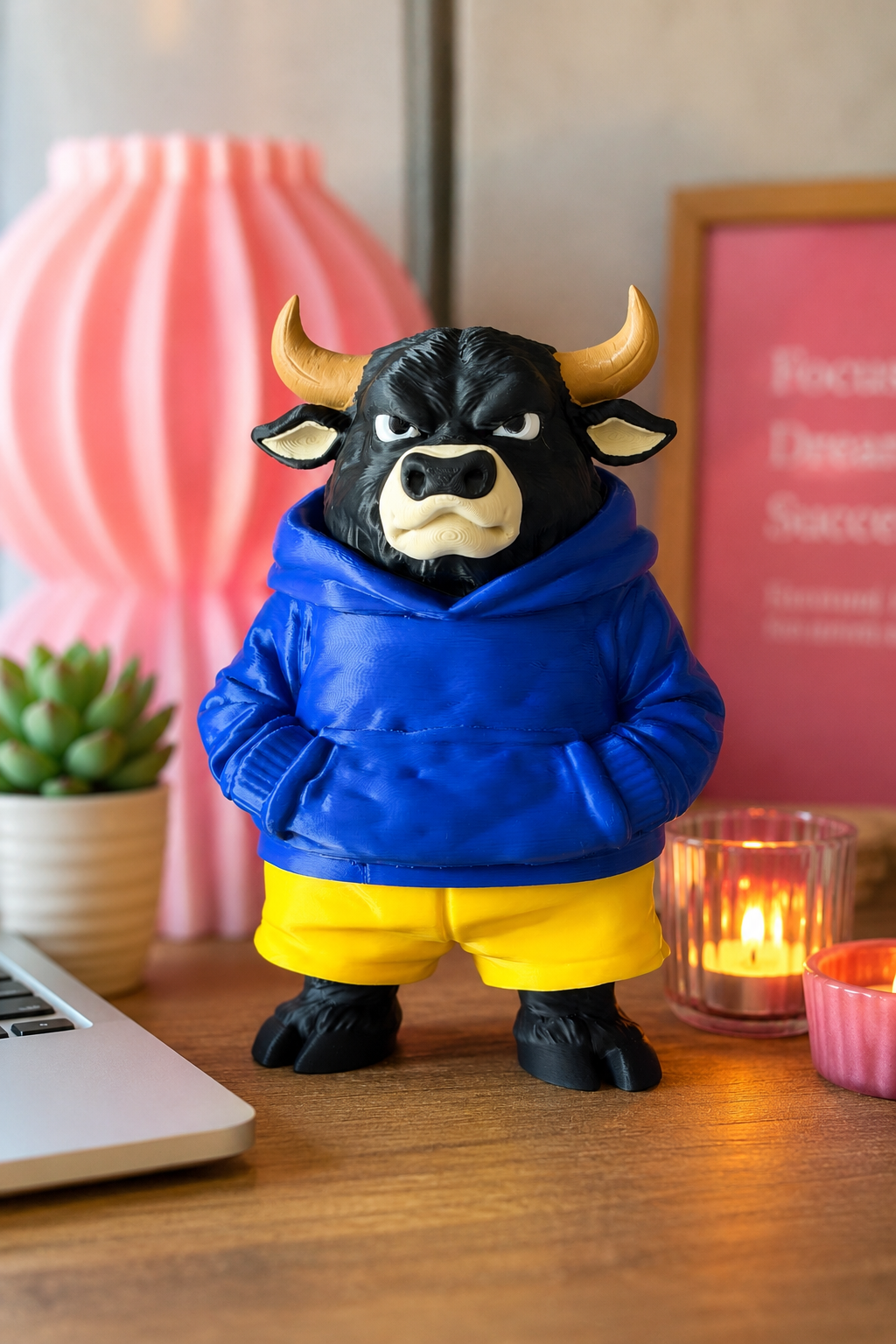Boğa Taraftar Maskot Figürü