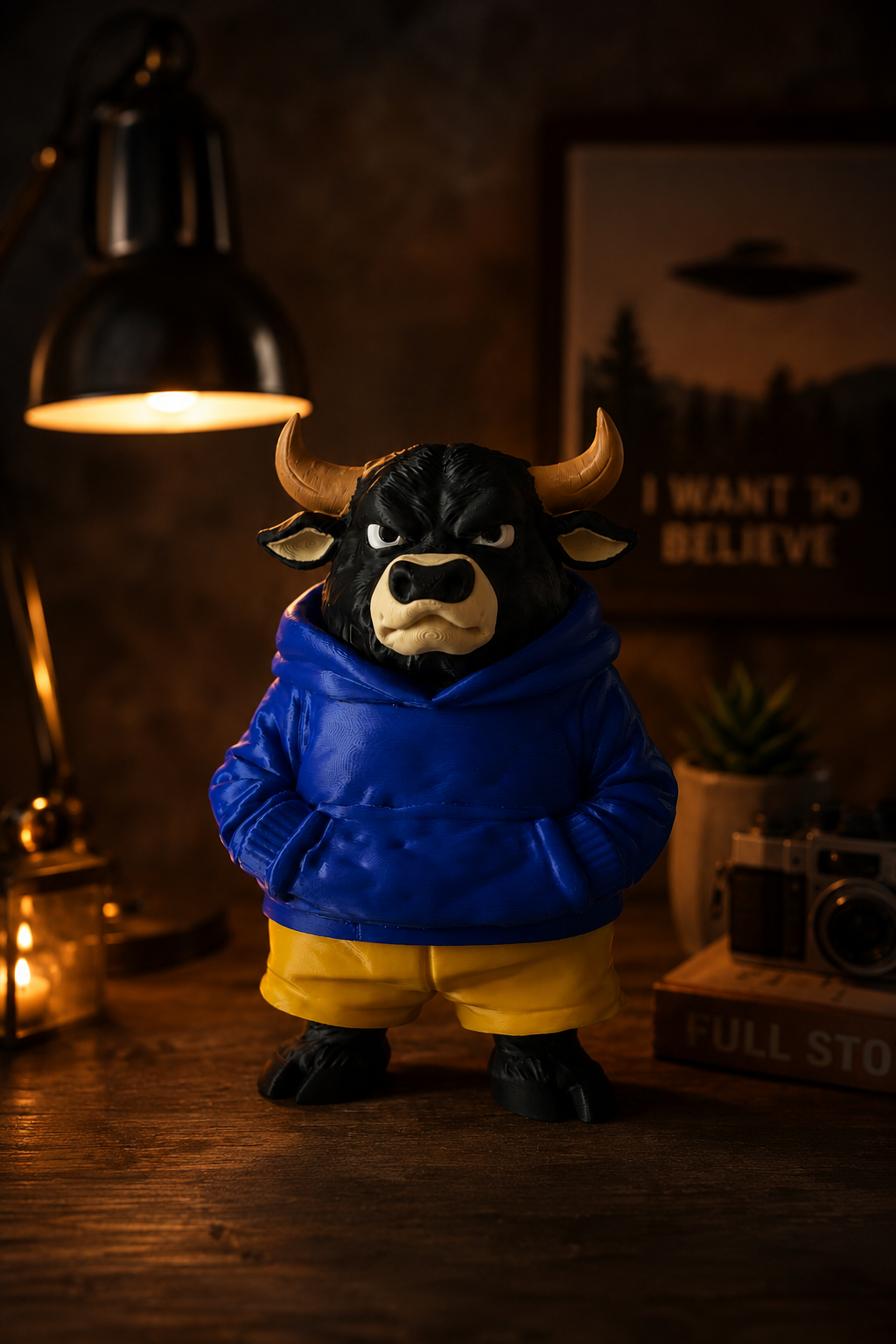 Boğa Taraftar Maskot Figürü