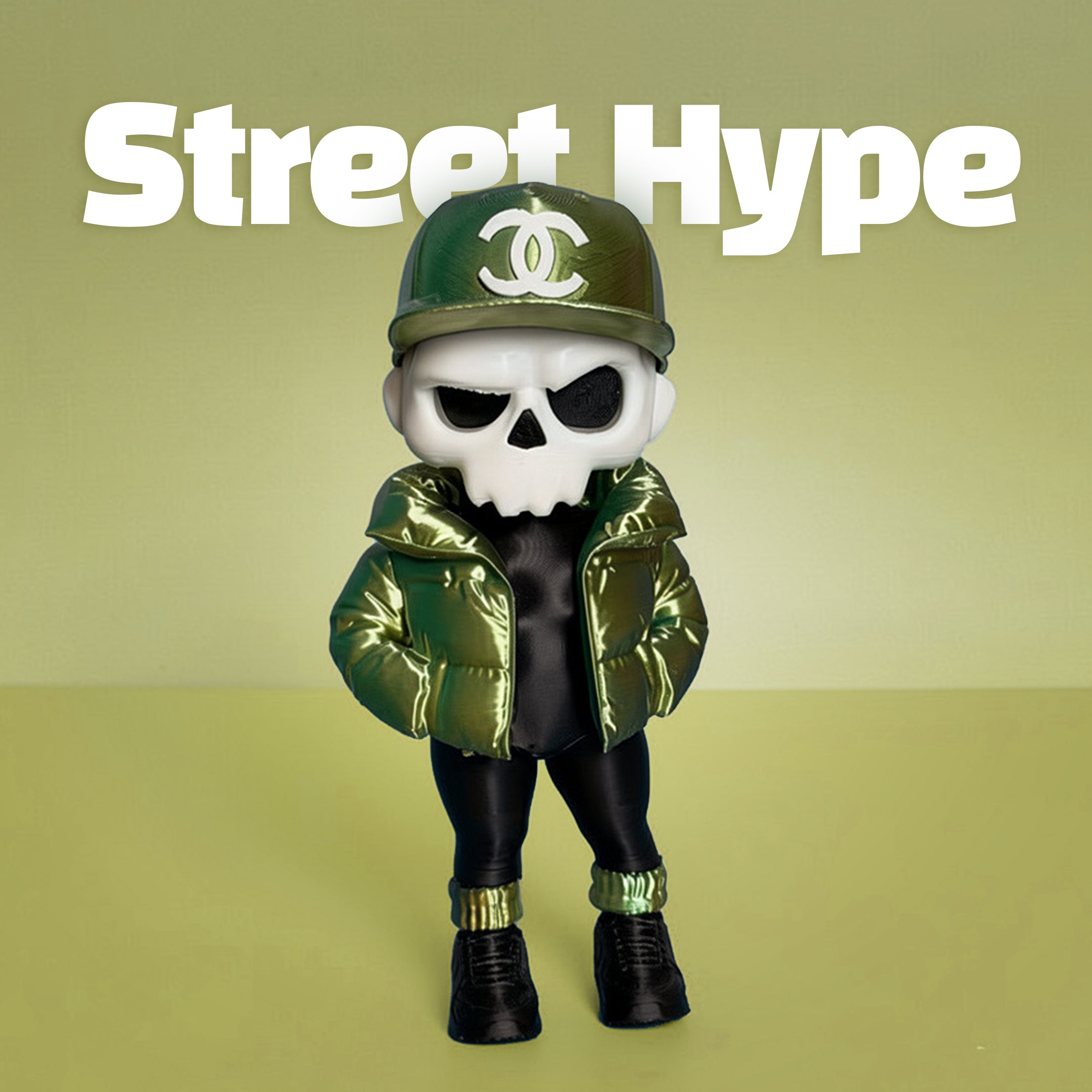 Kuru Kafa Street Hype Bukalemun Yeşil