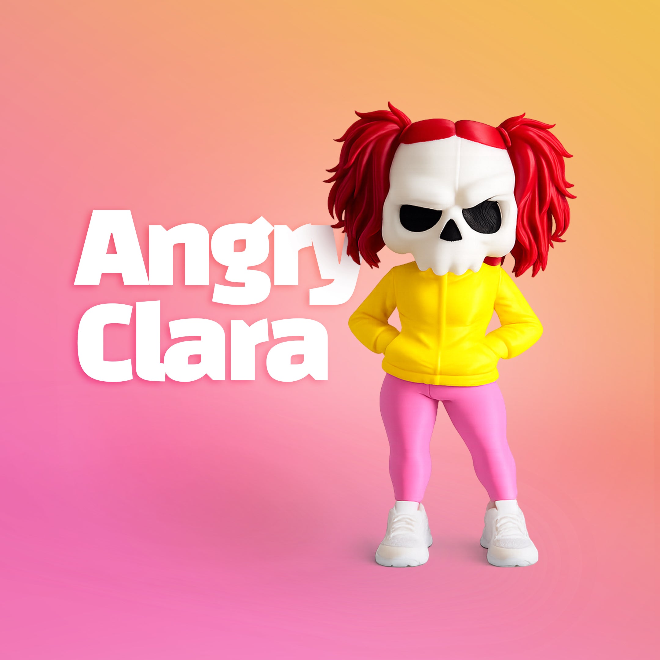 KURU KAFA ANGRY CLARA SARI KOMBİN