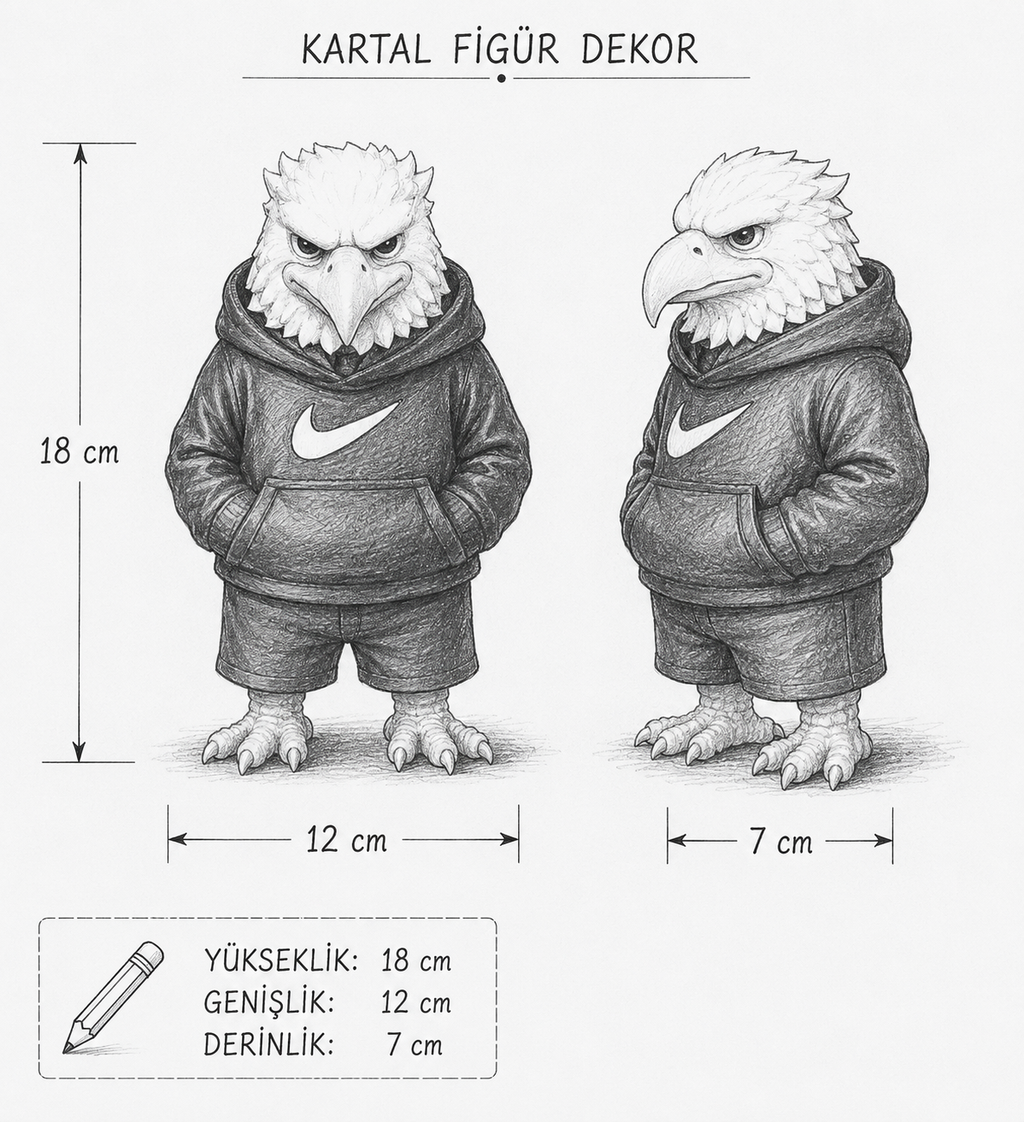 KARTAL MASKOT FİGÜR