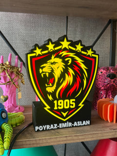 Aslan Temalı Dekoratif Masa Lambası 1905