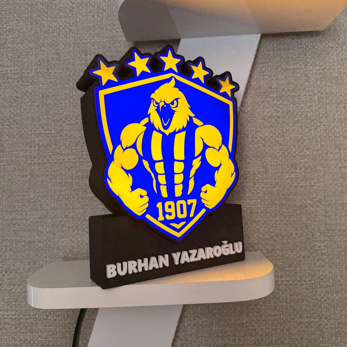Kanarya Taraftar Masa Lambası