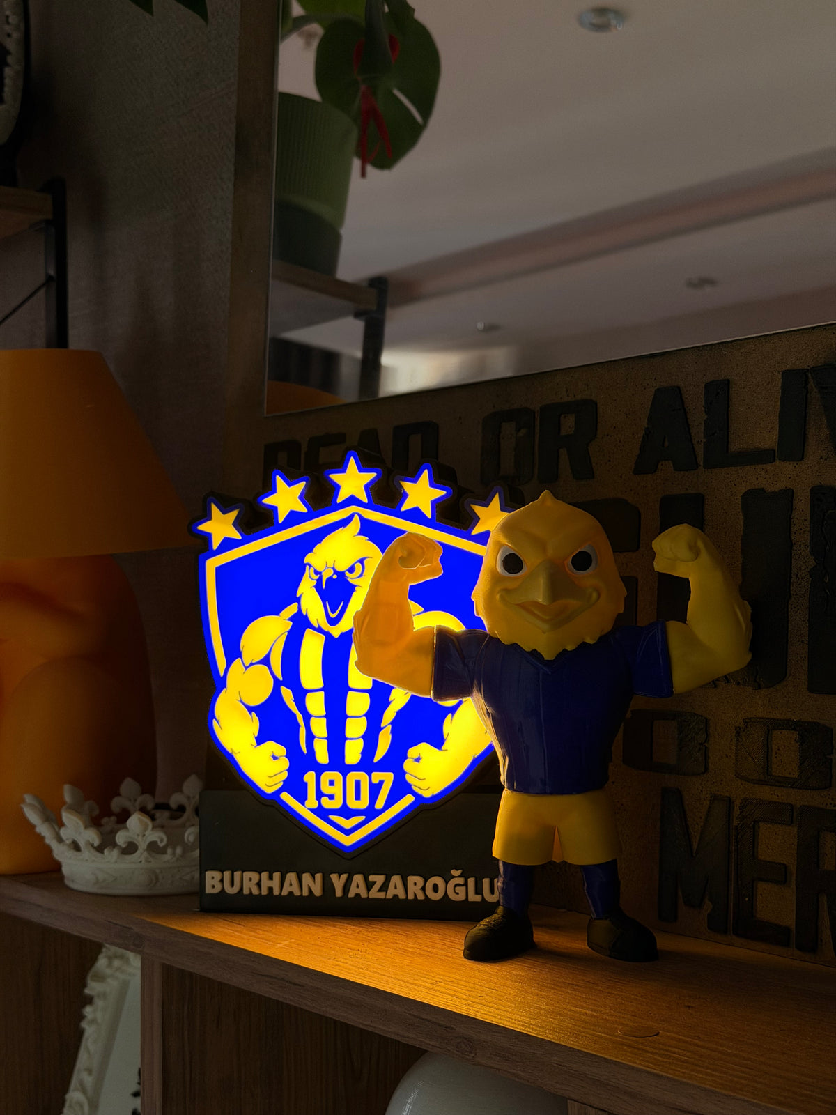 Kanarya Taraftar Masa Lambası