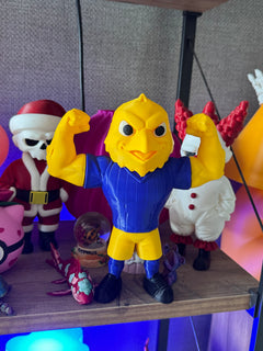 KANARYA TARAFTAR MASKOT FİGÜRÜ