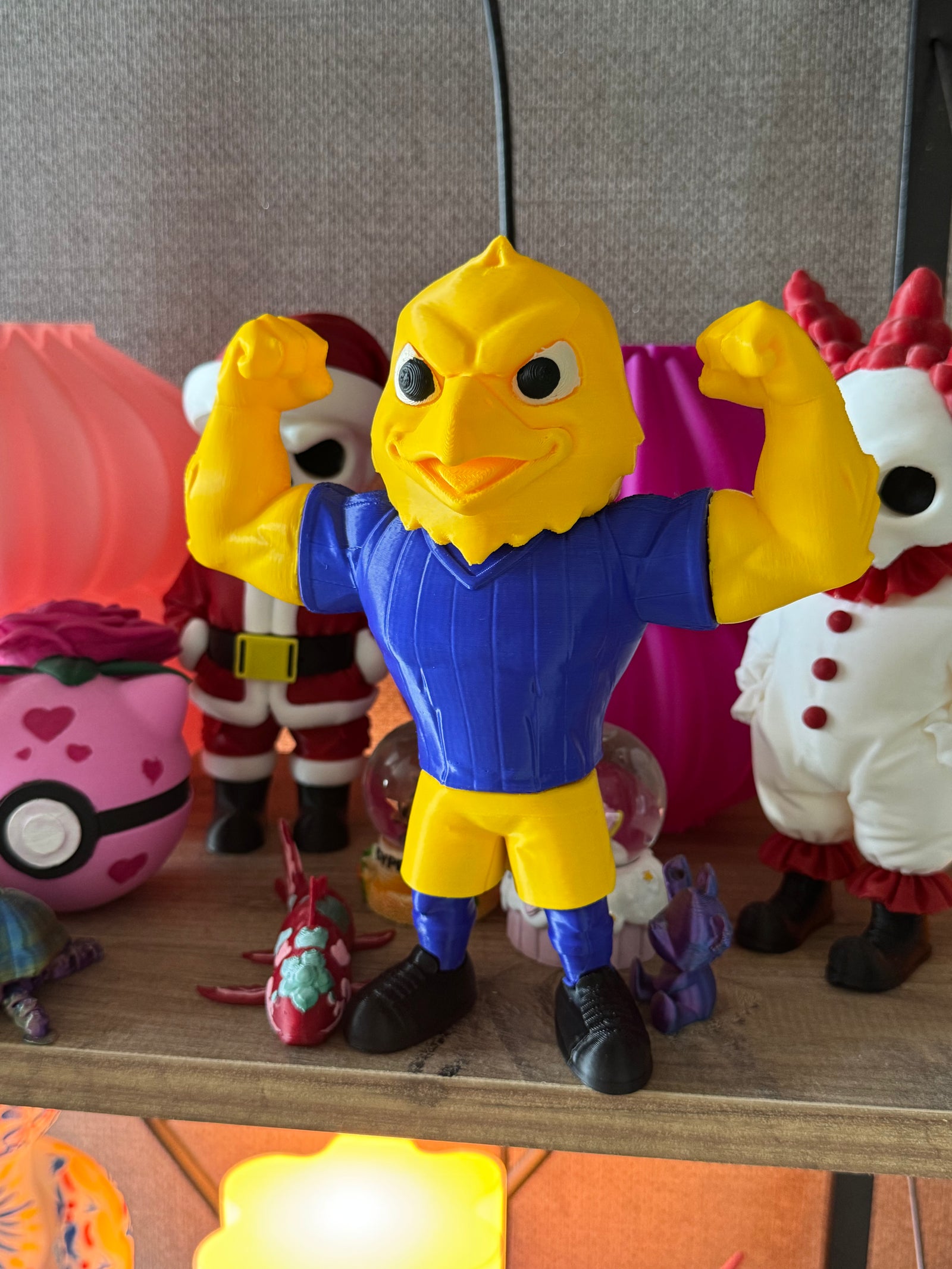 KANARYA TARAFTAR MASKOT FİGÜRÜ