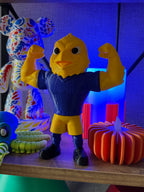 KANARYA TARAFTAR MASKOT FİGÜRÜ