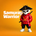 Kuru Kafa Samuray Warrior Kırmızı