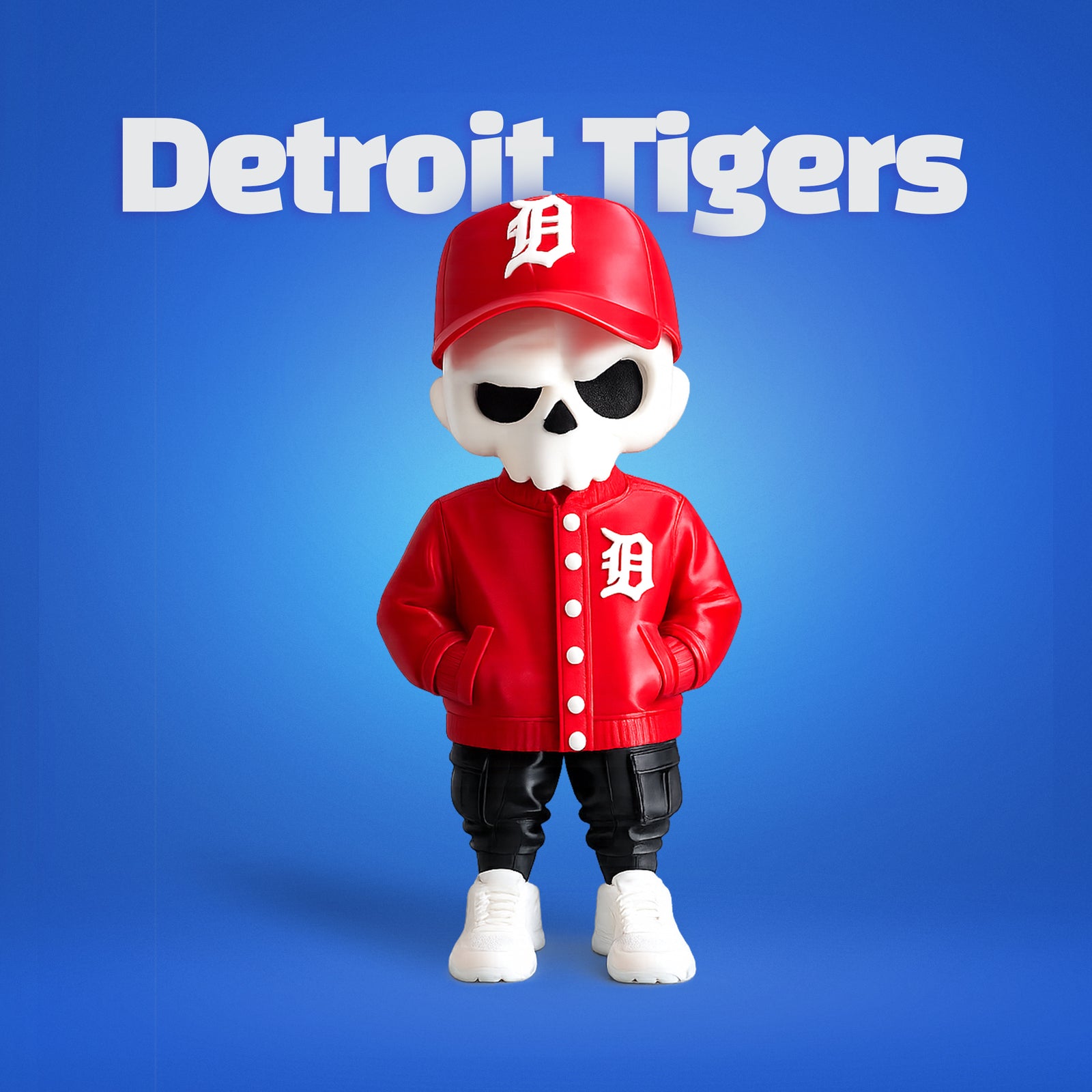 Kuru Kafa Detroit Tigers Red | Premium Karakter Figürü