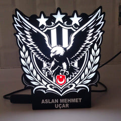 Kartal Temalı Dekoratif Masa Lambası