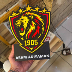 Aslan Temalı Dekoratif Masa Lambası 1905