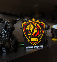 Aslan Seti Kampanyası Aslan Figür + Aslan Masa Lambası