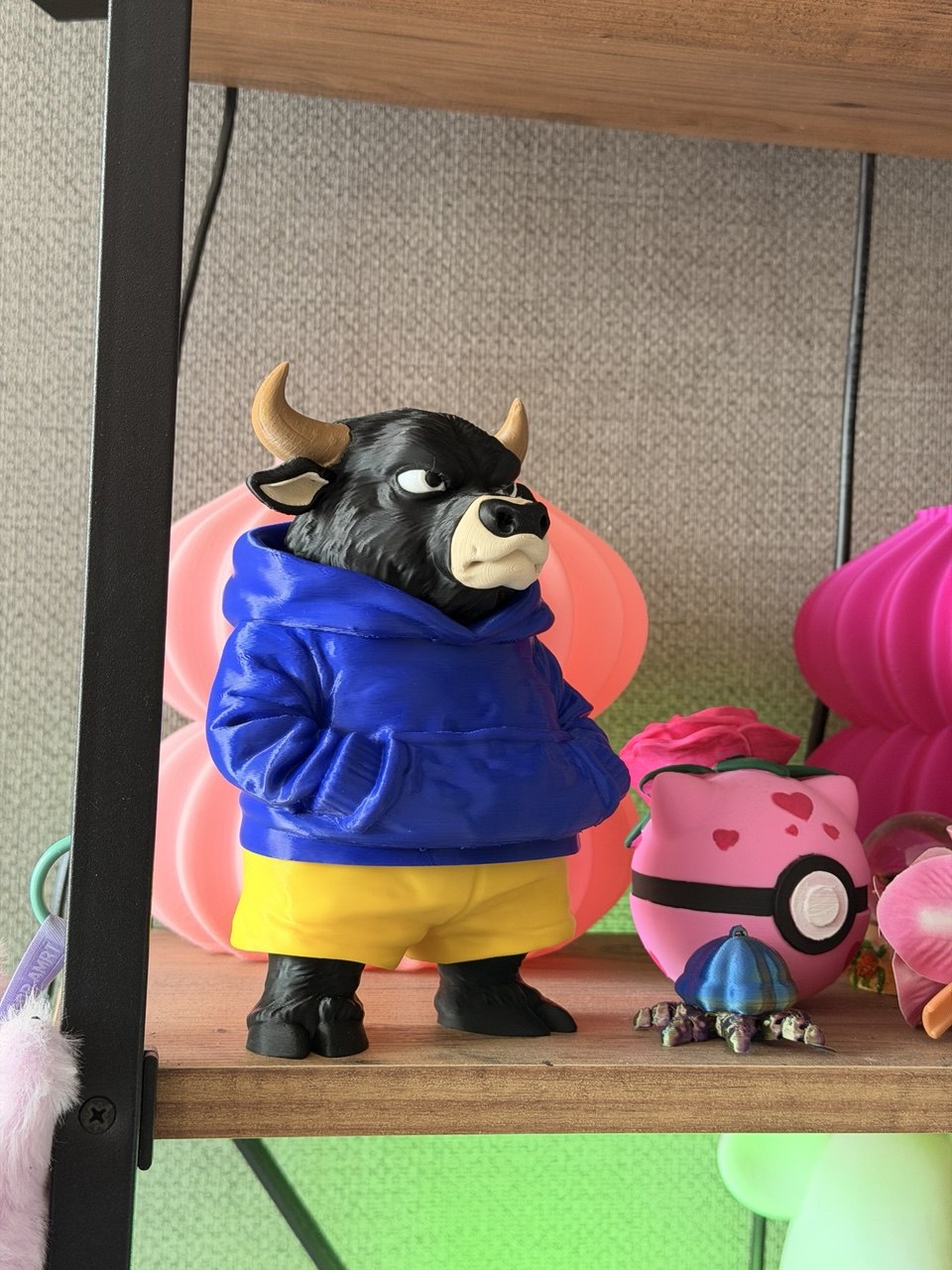 Boğa Taraftar Maskot Figürü