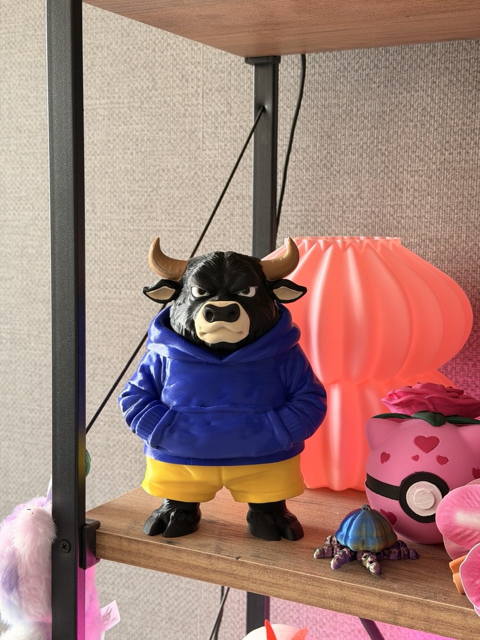 Boğa Taraftar Maskot Figürü