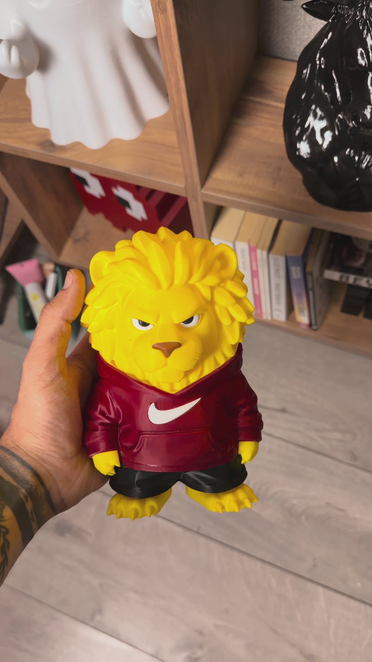 Aslan Seti Kampanyası Aslan Figür + Aslan Masa Lambası